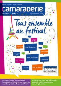 Couverture Camaraderie 326 - Tous ensemble au festival