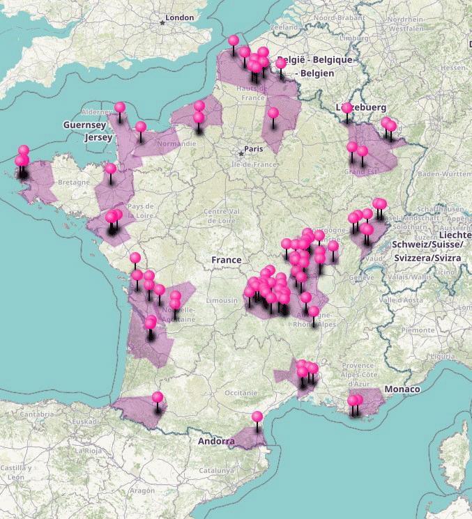 Graphique présentant les démarches de participation au sein des centres de loisirs éducatifs Francas