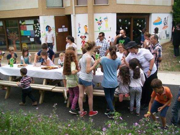 Le buffet de l'inauguration