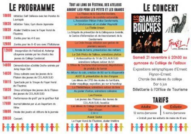 programme de la journée