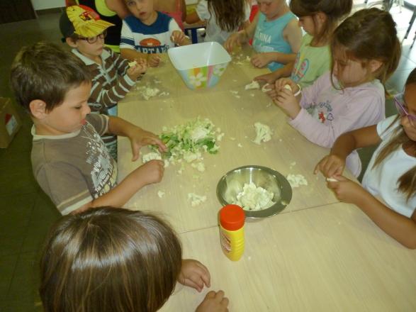 préparation d'un repas