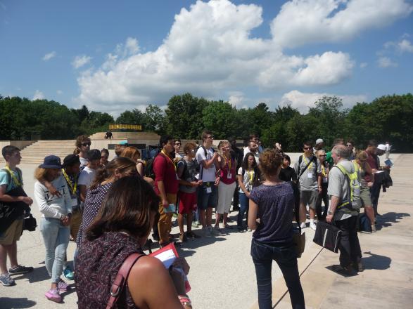 Visite du mémoriel du Hartmannswillerkopf avec son directeur