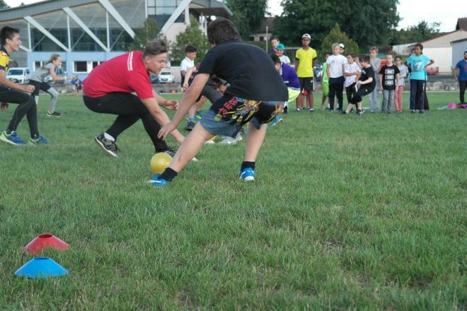 Début de partie au Dodgeball